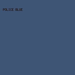 3F5575 - Police Blue color image preview