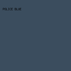 3b4d5e - Police Blue color image preview