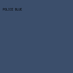 3b4e6b - Police Blue color image preview