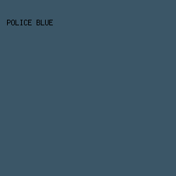 3b5667 - Police Blue color image preview
