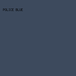 3d4a5d - Police Blue color image preview