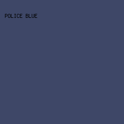 3e4767 - Police Blue color image preview