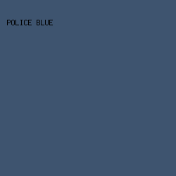 3e546f - Police Blue color image preview