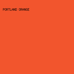 F2552D - Portland Orange color image preview