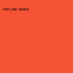F55335 - Portland Orange color image preview