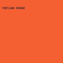F56032 - Portland Orange color image preview