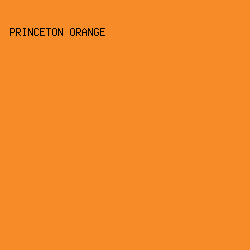 F78B27 - Princeton Orange color image preview