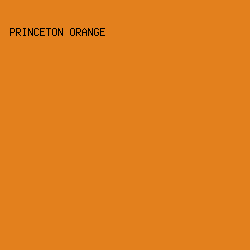 e3801d - Princeton Orange color image preview
