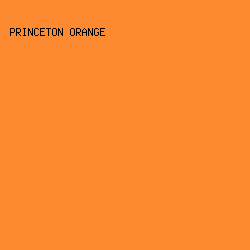 fd8930 - Princeton Orange color image preview
