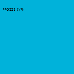00b2da - Process Cyan color image preview