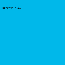 00b8ea - Process Cyan color image preview