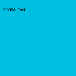 00c0e1 - Process Cyan color image preview