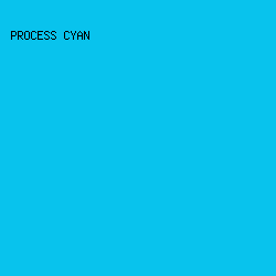 08C3ED - Process Cyan color image preview
