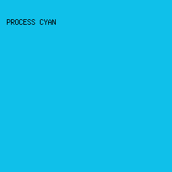 0fc0ea - Process Cyan color image preview