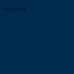 002b51 - Prussian Blue color image preview