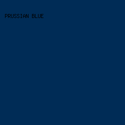 002c56 - Prussian Blue color image preview