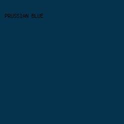 05334d - Prussian Blue color image preview