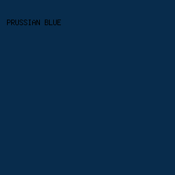 082C4C - Prussian Blue color image preview
