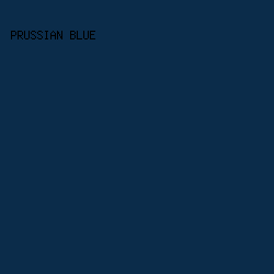 0B2C4A - Prussian Blue color image preview