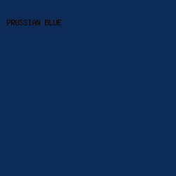 0D2B57 - Prussian Blue color image preview