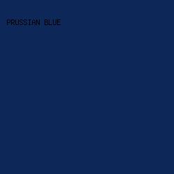0d2858 - Prussian Blue color image preview