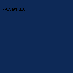 0d2957 - Prussian Blue color image preview
