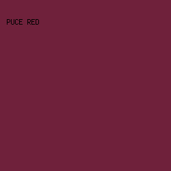 6F213B - Puce Red color image preview