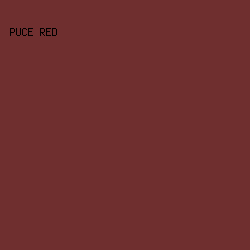 6F2F2F - Puce Red color image preview