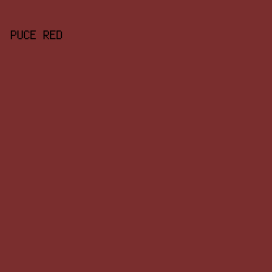 7a2e2e - Puce Red color image preview