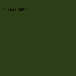2d3f16 - Pullman Green color image preview