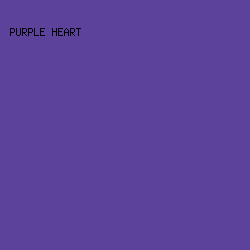 5D429C - Purple Heart color image preview