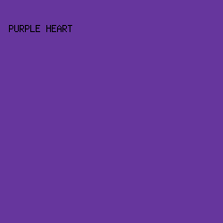 66369d - Purple Heart color image preview