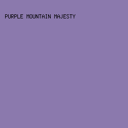 8B79AD - Purple Mountain Majesty color image preview