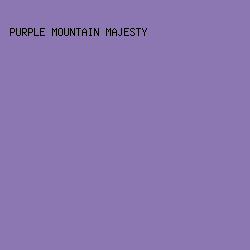 8C77B2 - Purple Mountain Majesty color image preview