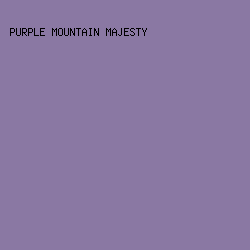 8a78a3 - Purple Mountain Majesty color image preview