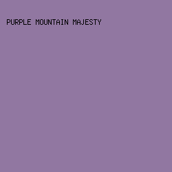9177A1 - Purple Mountain Majesty color image preview