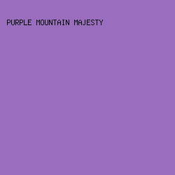 9A6DBE - Purple Mountain Majesty color image preview
