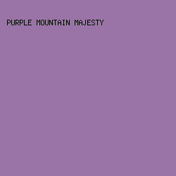 9A74A7 - Purple Mountain Majesty color image preview