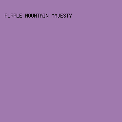 A079AE - Purple Mountain Majesty color image preview