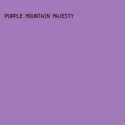 A379B9 - Purple Mountain Majesty color image preview