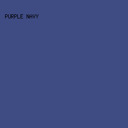 3F4B83 - Purple Navy color image preview