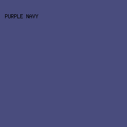 494c7d - Purple Navy color image preview