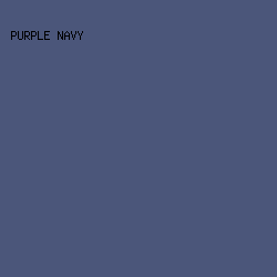 4B567A - Purple Navy color image preview