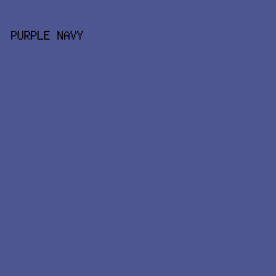 4D5691 - Purple Navy color image preview