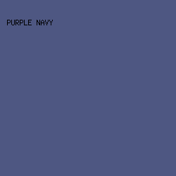 4E5782 - Purple Navy color image preview