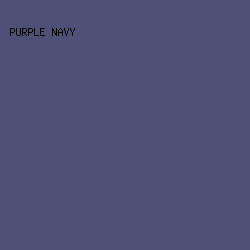 4F5078 - Purple Navy color image preview
