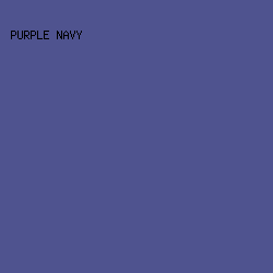4F538F - Purple Navy color image preview