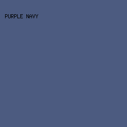 4c5b80 - Purple Navy color image preview