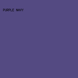 544A82 - Purple Navy color image preview