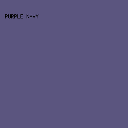 5B557F - Purple Navy color image preview